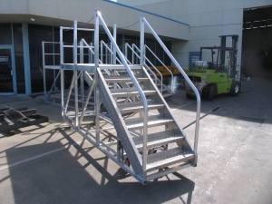 ALUMINIUM ACCESS PLATFORMS Aluminium Access Platforms for safe access for Train Servicing