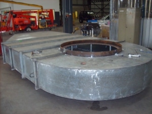 DISK ATOMISER HOUSING Disk Atomiser Housing and Duct Work