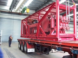 FRACTURING PUMP SLEED Fracturing Pump Sleed and Enclosure