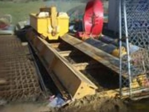 LAUNCH FRAME Launch Frame and Tipping Muck Skip