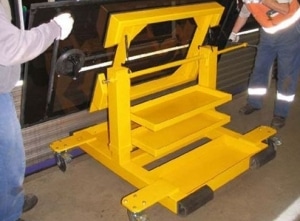 SIDE WINDOW CHANGE TABLE Special Jig for Replacing Train Windows