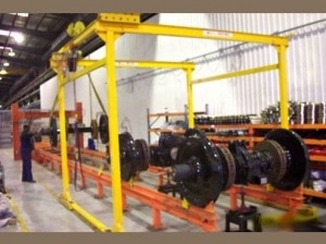BOGEY COMPRESSION FRAME Bogey Compression Frame and Services Gantry