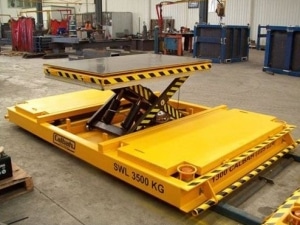 ELEVATING PLATFORM Elevating Platform Traversing on Rails 4 Directional