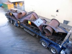 DISMANTLED SPRAY DRYER Dismantled Spray Dryer Structure