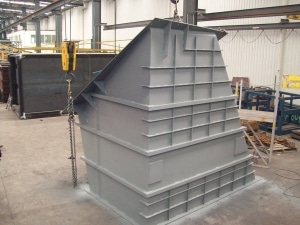 TUNNELLING EQUIPMENT Rubble Extraction Chute for Tunneling Operations