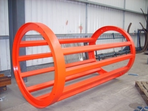 THRUST FRAME Thrust Frame with Provision for Muck Skip