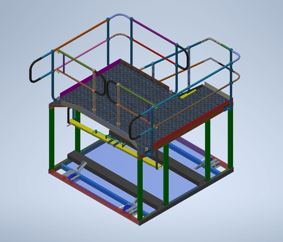Train Front Access Platform (Single Storey)