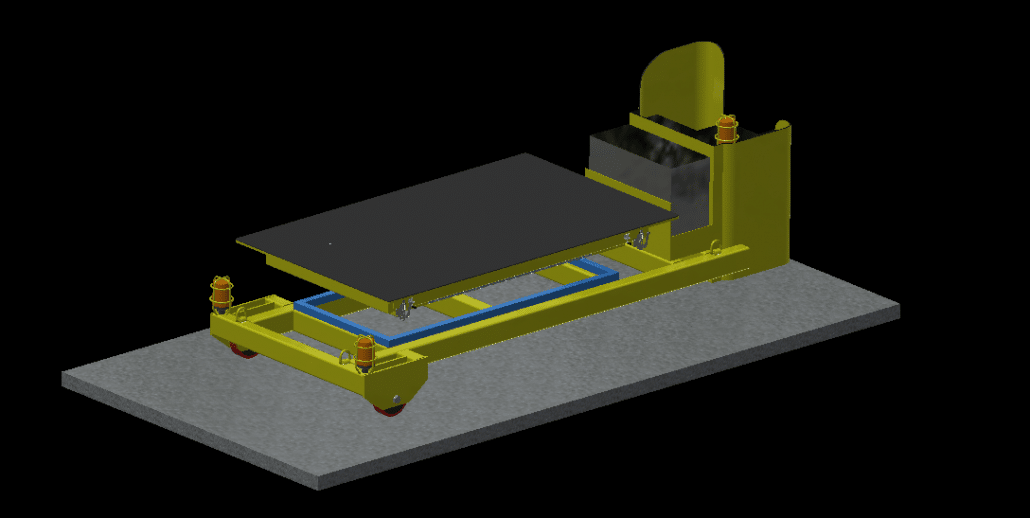 Rail Scissor Maintenance Trolley